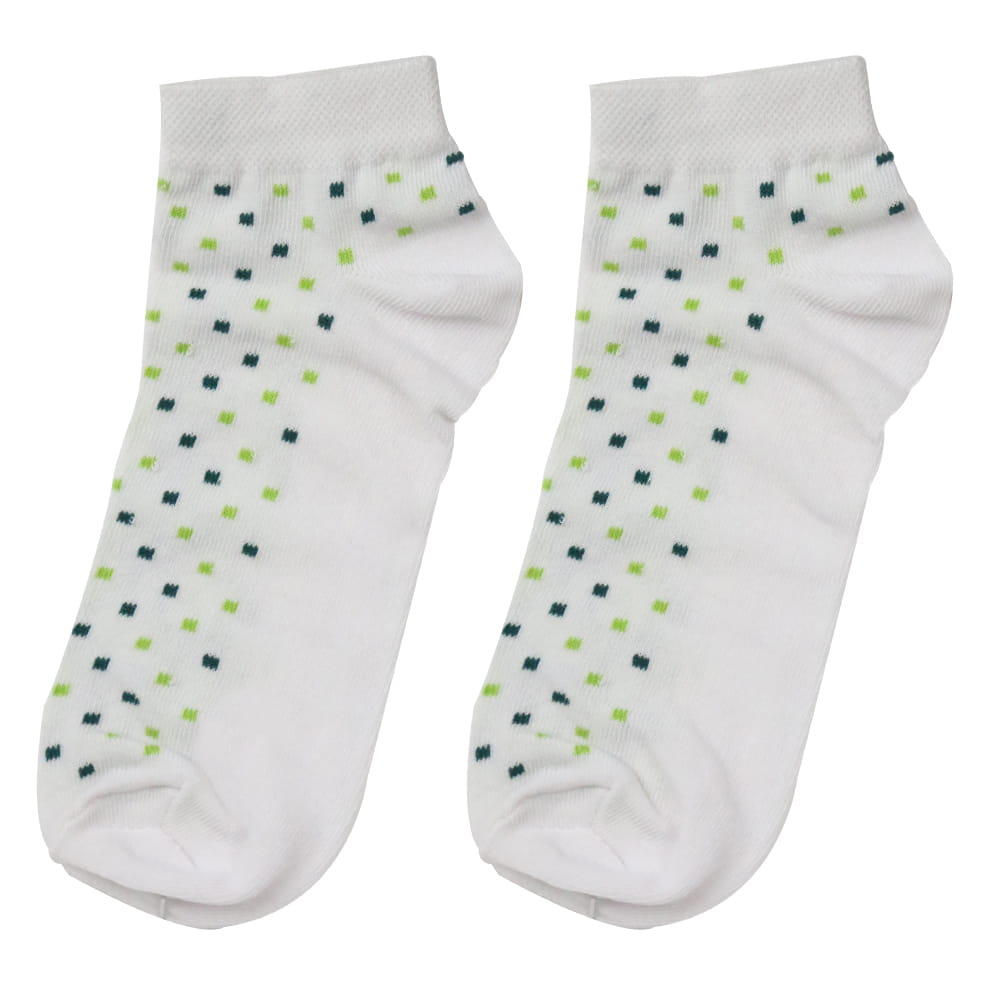 Footmate  Soft and Spandex Cotton  Ankle Length White Socks for Men & Women