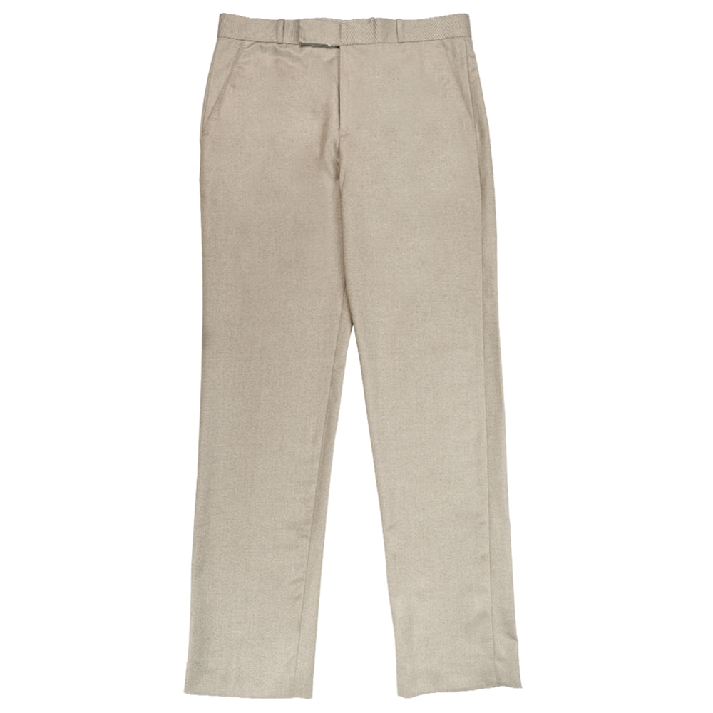Mens 4Square Beige Shade Terry Cotton Formal Trouser