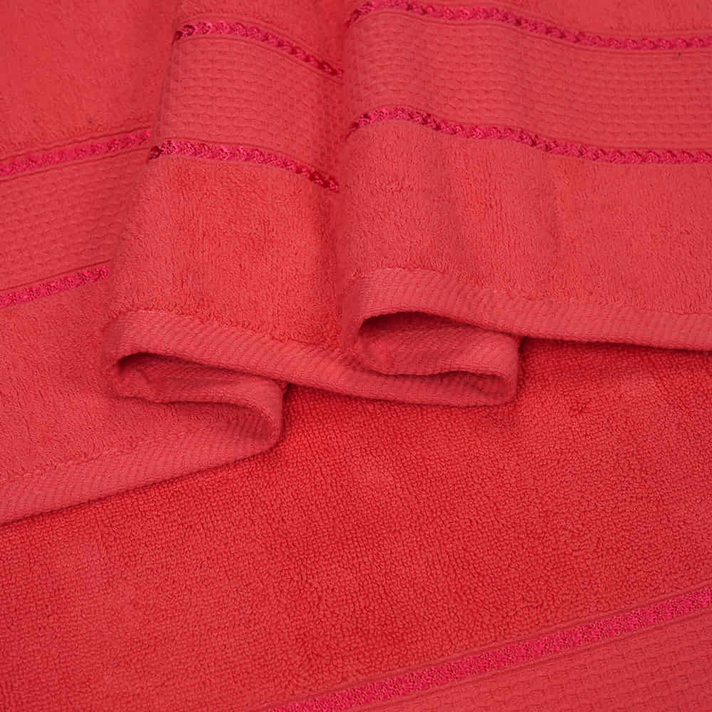 Microfiber Plain Peach Linen Bath Turkey Towel