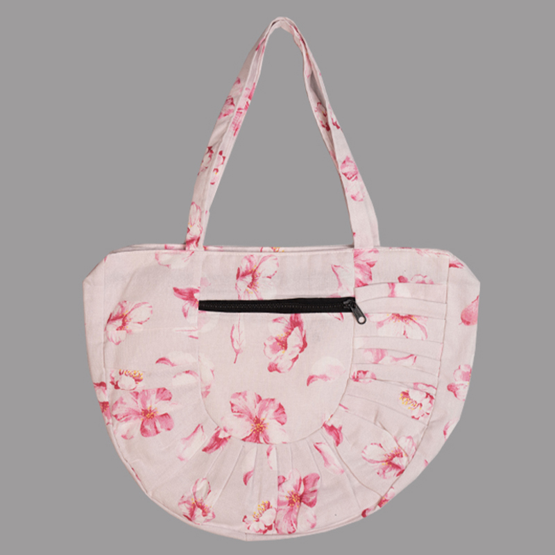 Women Canvas Bag | Aesthetic Shoulder Bag | Cotton Handbag (Pack of 3) (Assorted Prints)