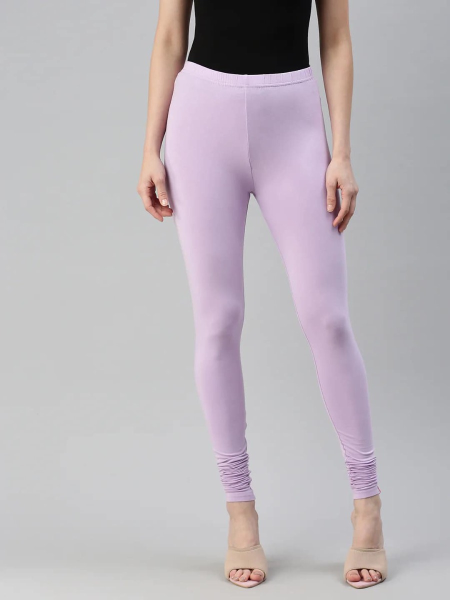 Womens Lavender Colour Prisma Leggings