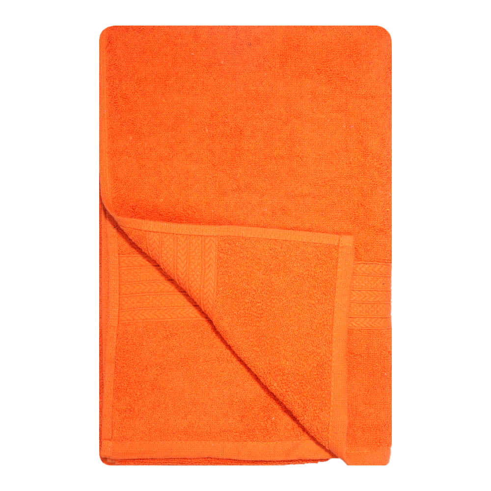 Microfiber Plain Orange Bath Linen Turkey Towel