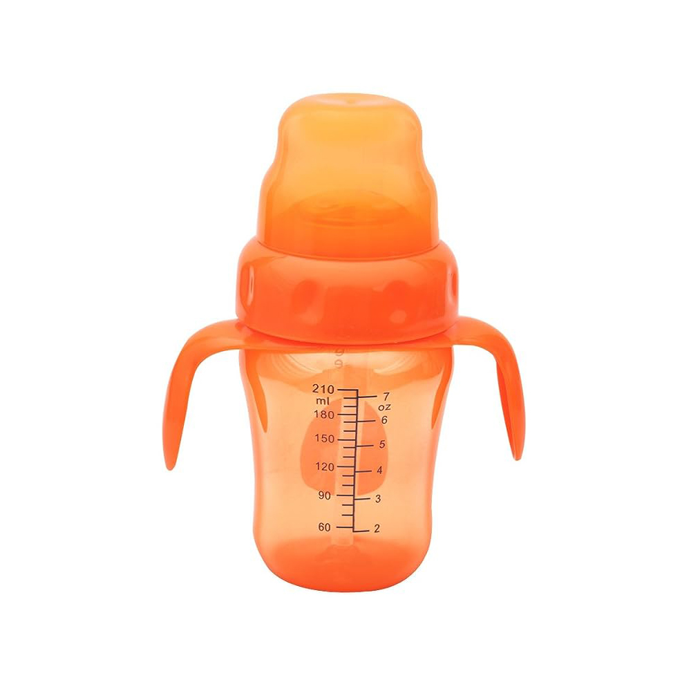 Mee Mee 2 in 1 Spout & Straw Sipper Cup (Orange)