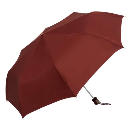 Popy 3 Fold 545mm Maroon Color U.V Block Silver Coating Umbrella