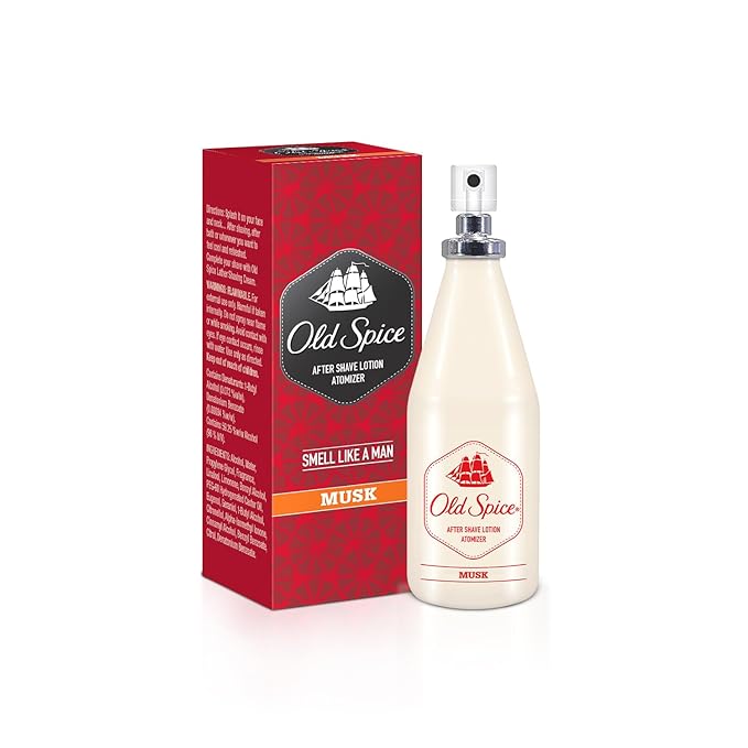 OLD SPICE AFTER SHAVE LOTION ATOMIZER MUSK 150ML