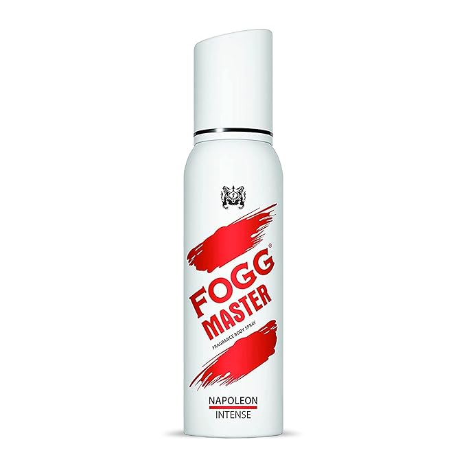 Fogg Master Napoleon Intense No Gas Deodorant for Men, Long-Lasting Perfume Body Spray, 120 ml
