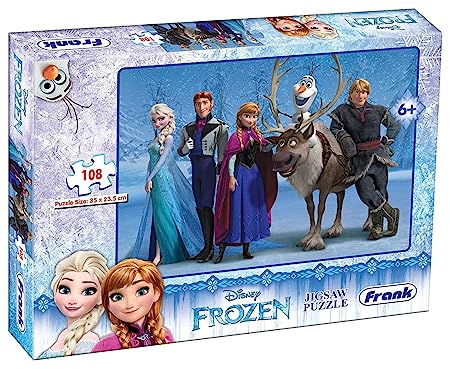 Frank Disney Frozen 108 Piece Jigsaw Puzzle for Kids for Age 6 Years Old and Above