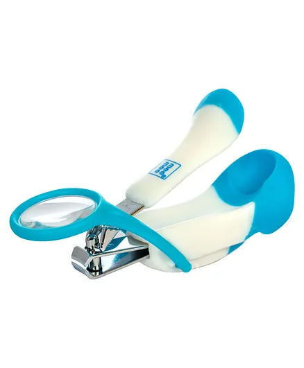 Mee Mee Gentle Nail Clipper With Magnifier (Blue)