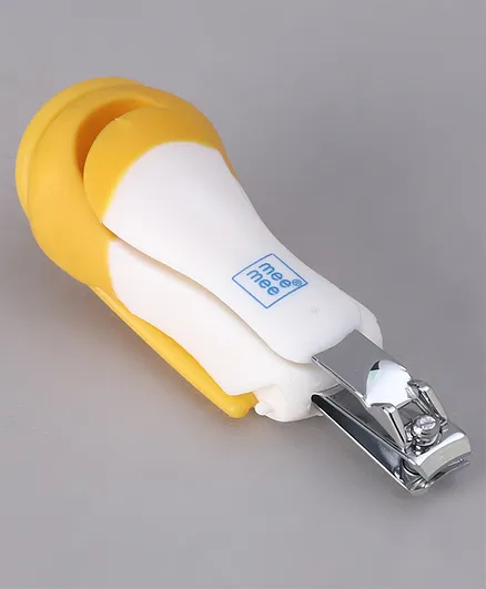 Mee Mee Gentle Nail Clipper With Magnifier (Yellow)