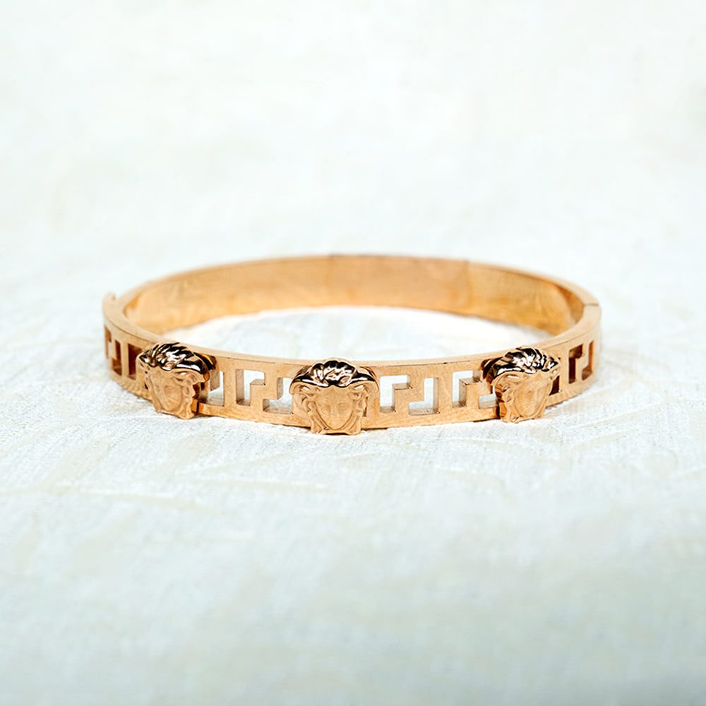Adjustable Rose Gold Cuff Bracelet for Women and Girls