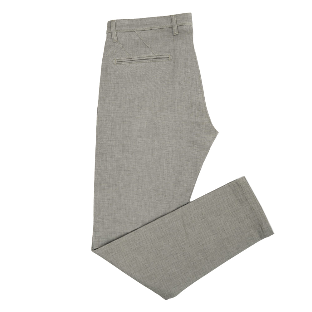 Jase Seamless Hand Drawn Stripes Pattern with Premium Cotton Dark Grey Casual Trouser
