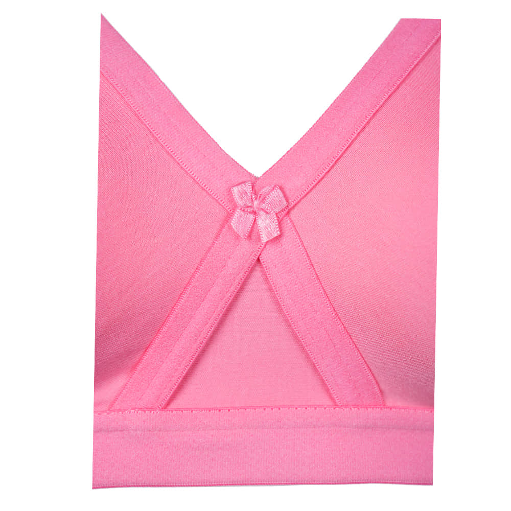 Marlyn's Kritika Baby Pink Cross Stylish Full Coverage Polycotton Minimizer Bra