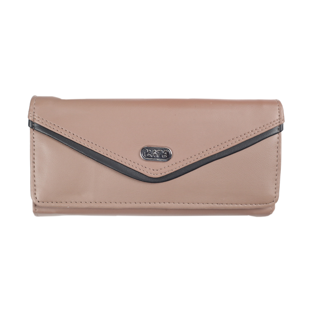 Womens Piping Wrist Handle Wallet
