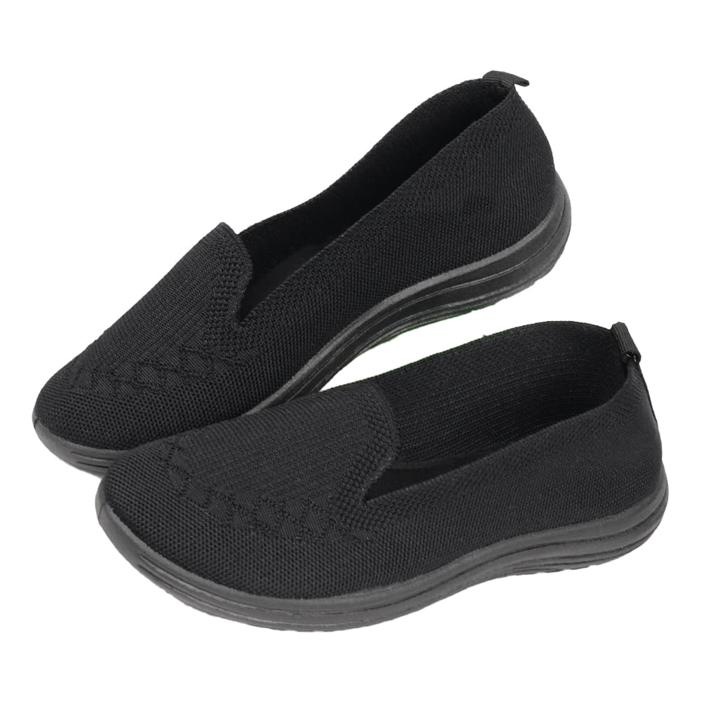 Marlyns Womens Mesh Casual Shoes (Black)