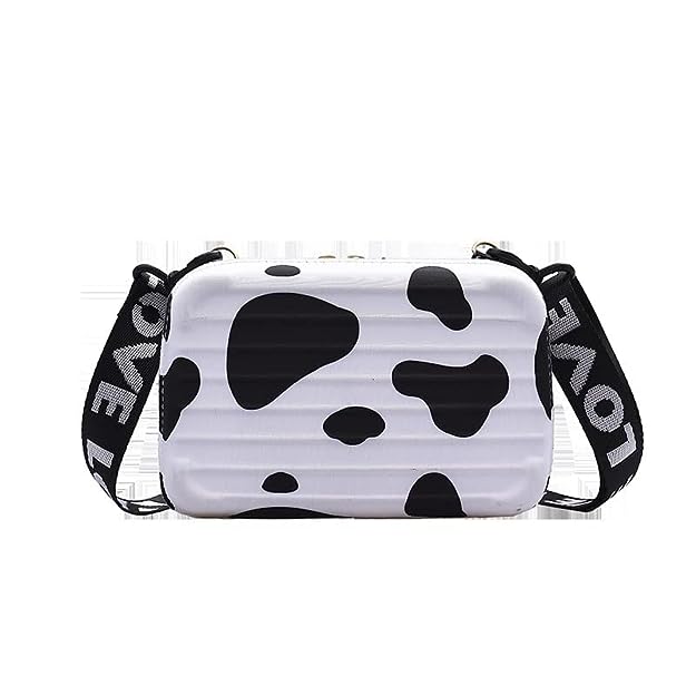 Stylish White Cross Sling Cosmetic Bag Box For Girls with Detachable Shoulder Strap