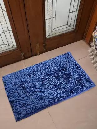 Microfiber Blue Door Mat