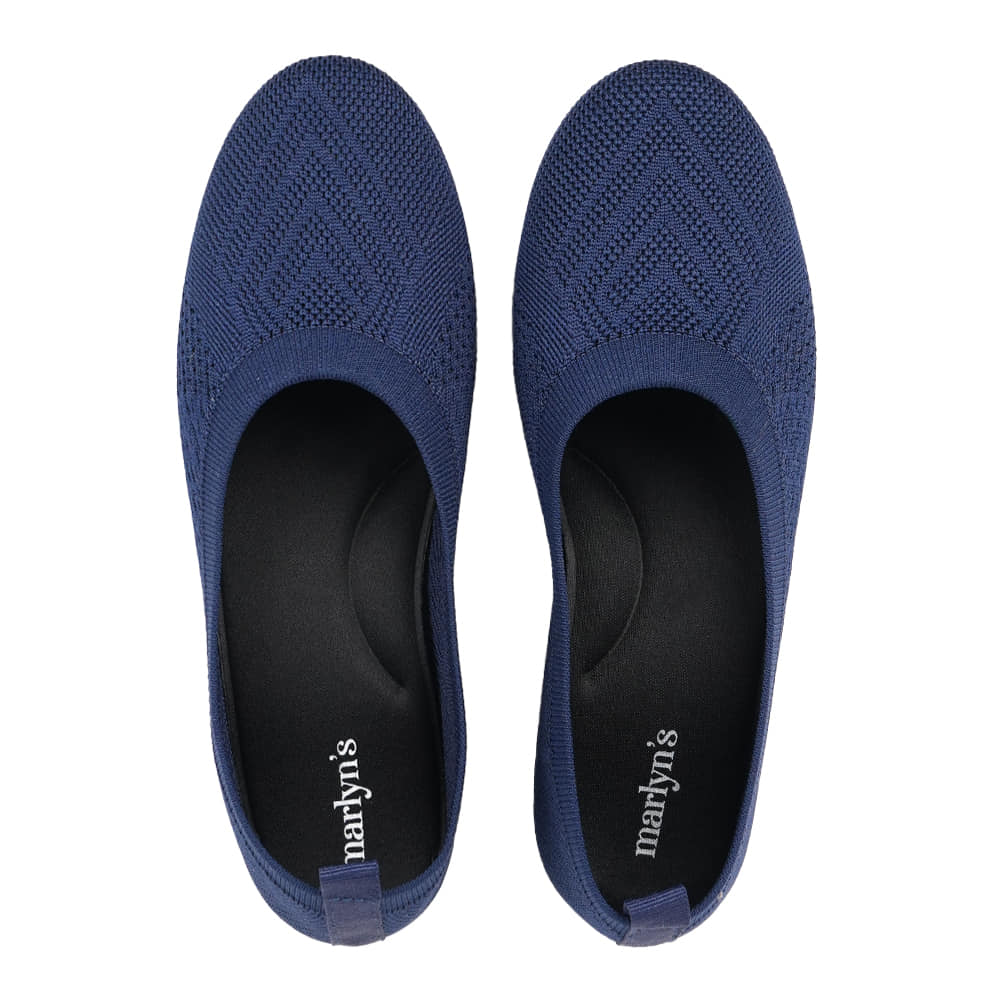 Marlyns Womens Casual Shoes (Navy Blue)