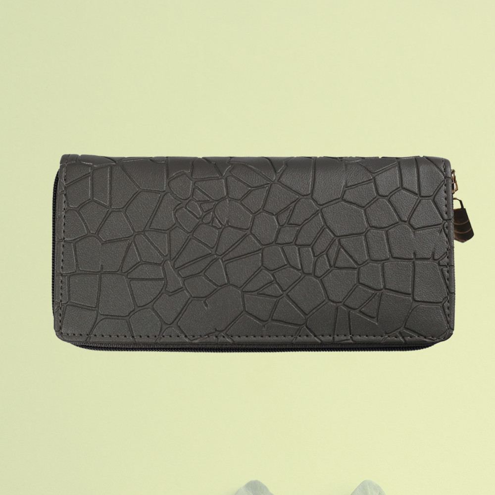 Elegant Textured Embossed Wallet for Women