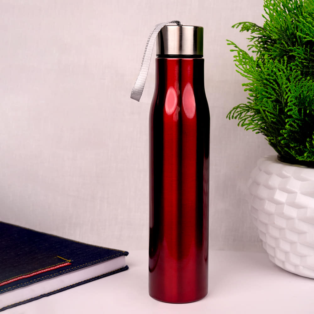 Classic Stainless Steel Water Bottle 750ml-Red