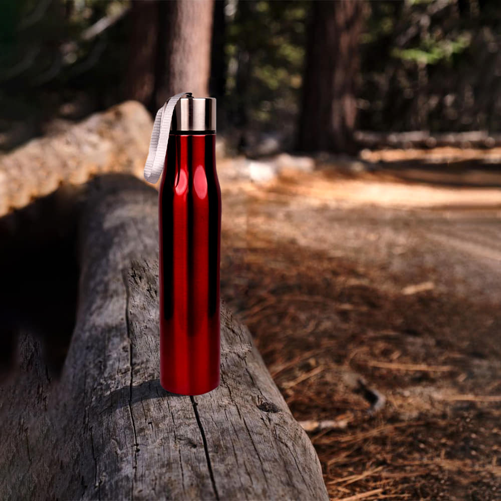 Classic Stainless Steel Water Bottle 750ml-Red
