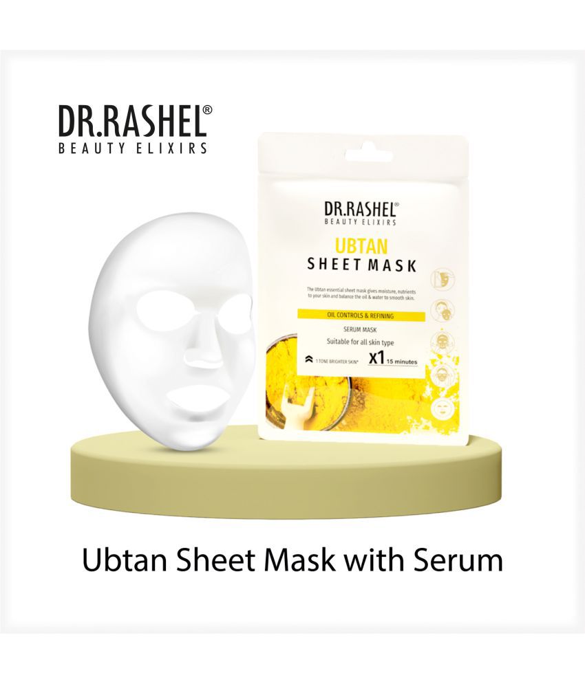 Dr.Rashel Ubtan Face Sheet Mask With Serum (Pack of 6)
