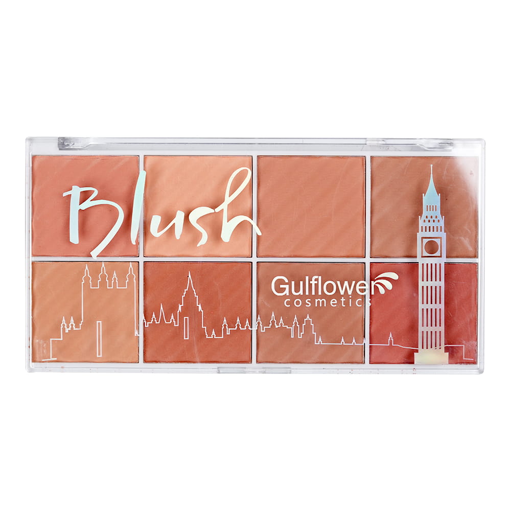 Gulflower Cosmetics Multicolor Peach Shadow Blusher Palette