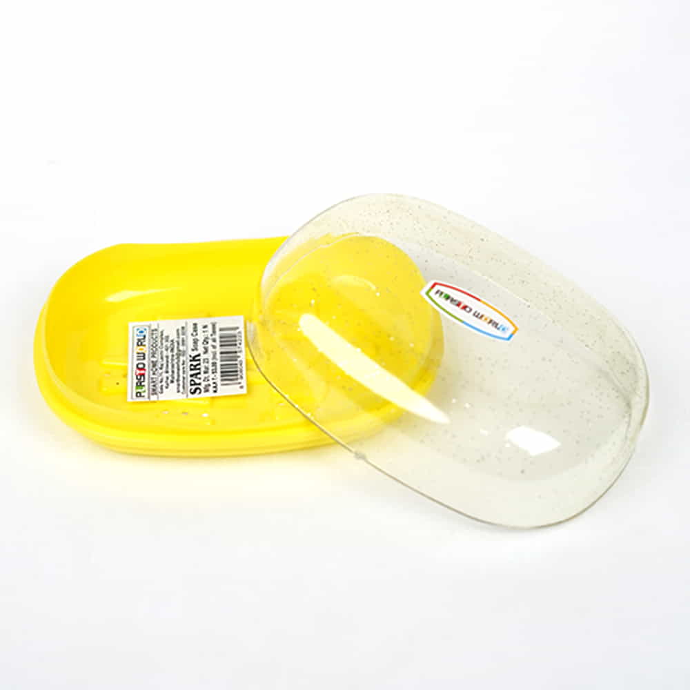 Plasto World Spark Yellow Soap Case 