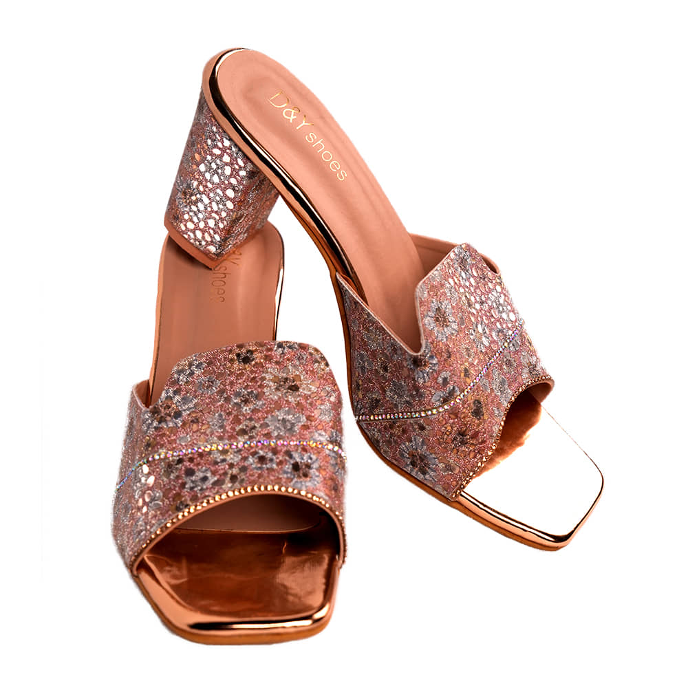 Fancy Shimmering Open Toe Wedding Sandal