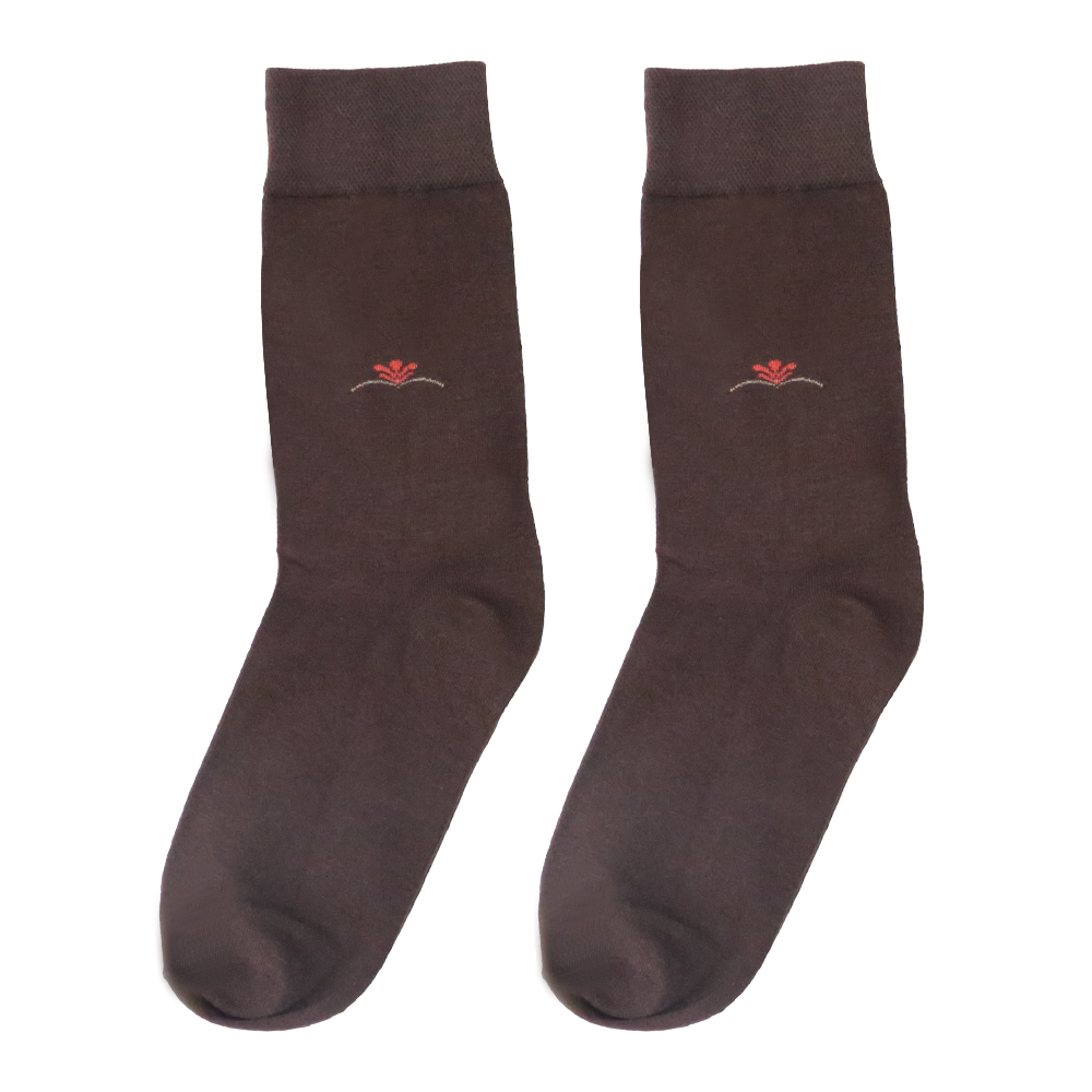 Jase Premium Fine Cotton Crew Length Socks for Men (Pack of 2 Pairs)
