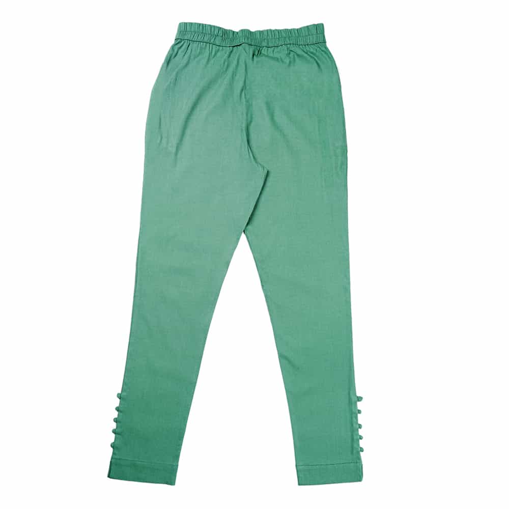 Stylish Womens Magic Mint Color Rayon Cigarette Pant | Trousers for Women