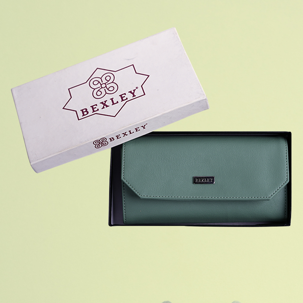 Bexley Bi-Fold Dark Pista Green Women Wallet