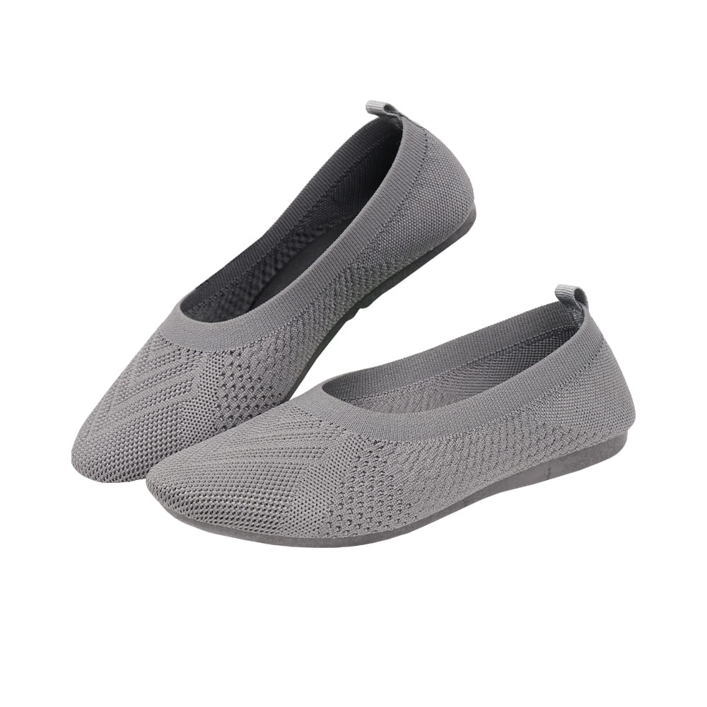 Marlyns Grey Ballerina Casual Shoes for Women