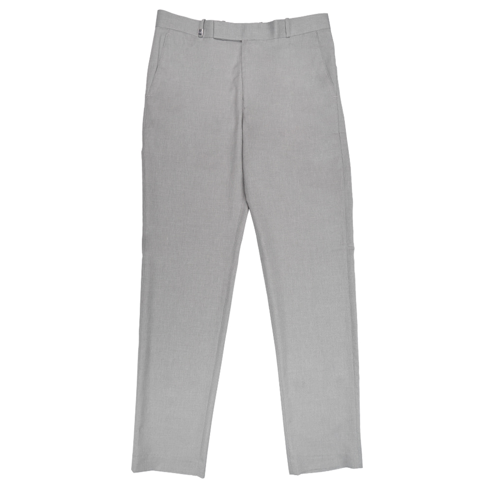 Mens Panel Grey Terry Cotton Formal Trouser