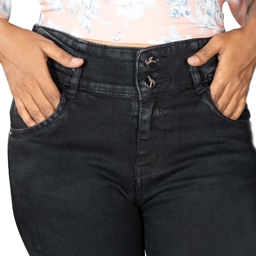 High Waist 2 Button Slim fit Smart Girl jeans for Women
