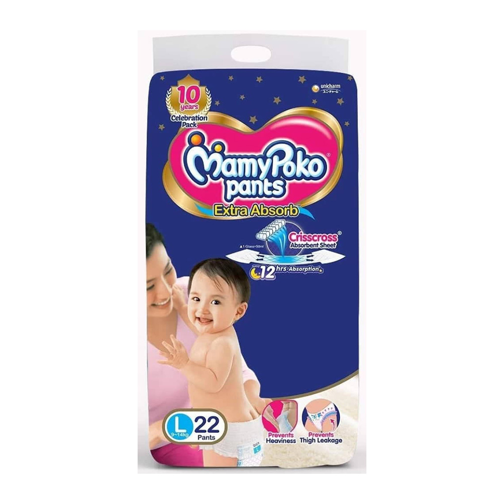Mamy Poko Pants Extra Absorb Large  9-14 kg, 22 Pants