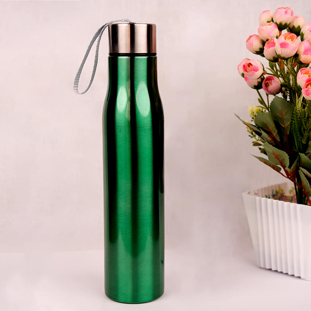 Leakproof Stainless Steel Water Bottle 750 ml- Dark Green