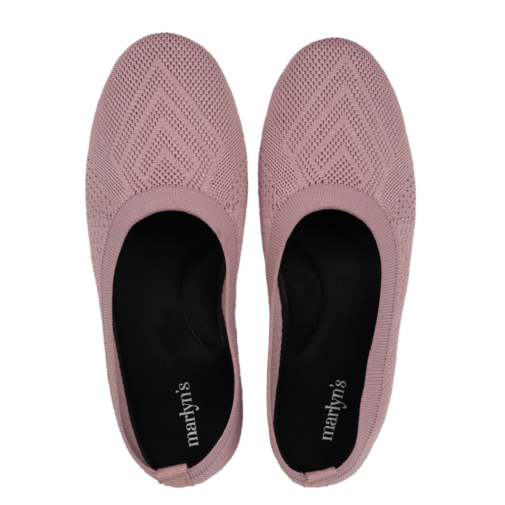 Marlyns Womens Stylish Ballerina Casual Shoes (Pastel Pink)