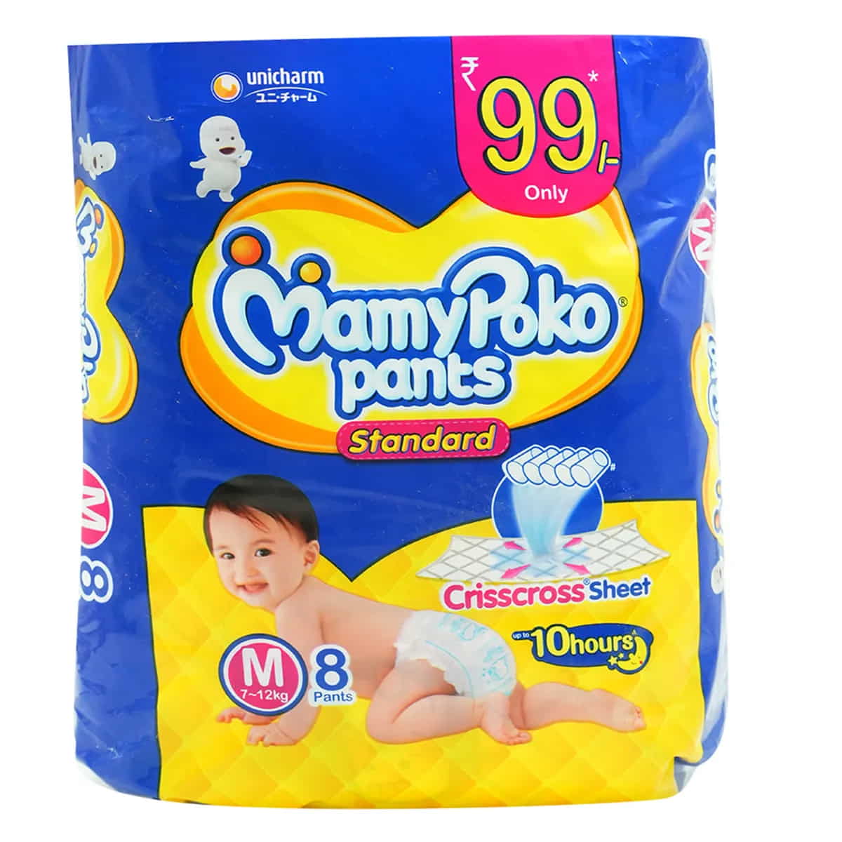 Mamy Poko Pants Extra Absorb Medium7-12 kg, 8 pants