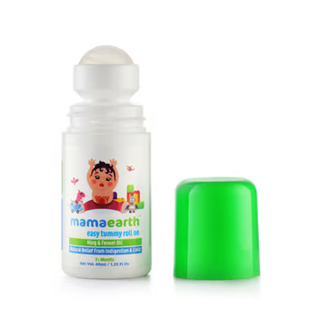 Mamaearth Easy Tummy Roll On, 40ml Relieves Tummy Discomfort | Soothes Gas Pain