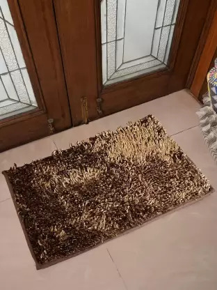 Microfiber Brown Door Mat