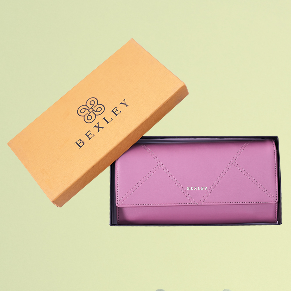 Bexley Bi-Fold Elegant Stylish Women Wallet-Pastel Pink