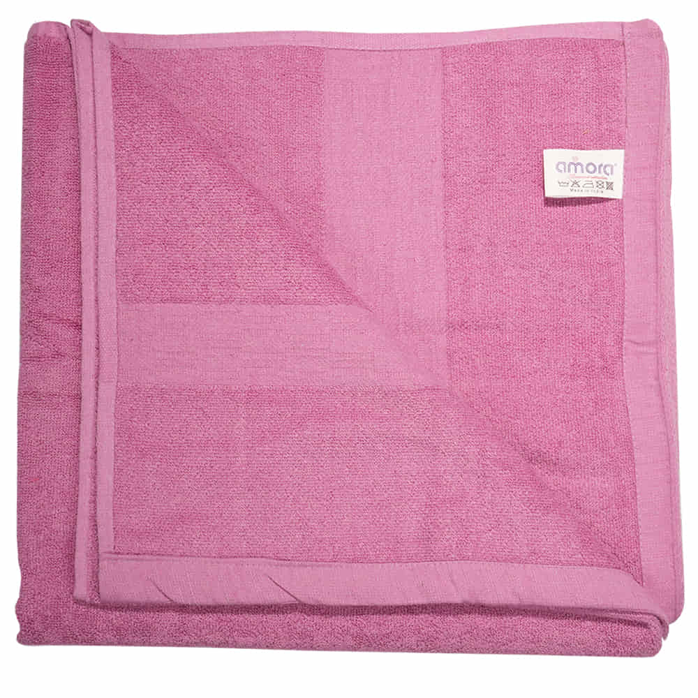 Microfiber Plain Pink Bath Linen Turkey Towel