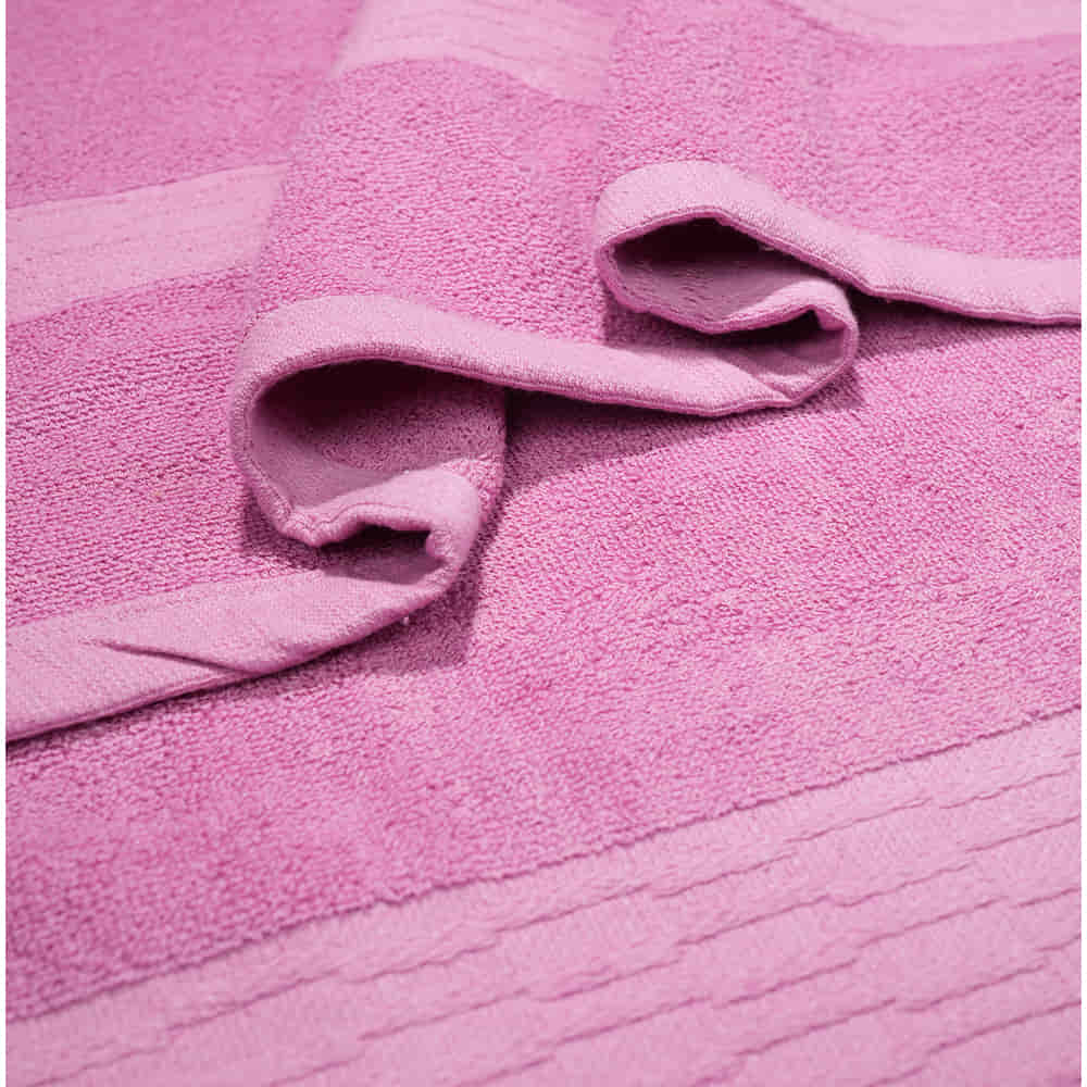 Microfiber Plain Pink Bath Linen Turkey Towel