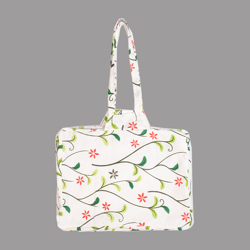 Printed Cotton Canvas Washable Handbag | Shoulder bag (Assorted Prints)
