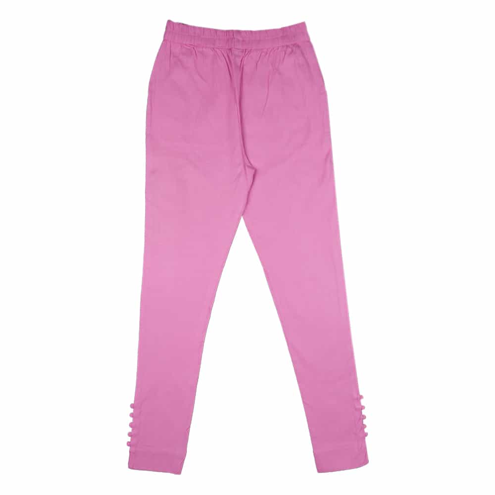 Stylish Womens Bubble Gum Pink Color Rayon Cigarette Pant | Trousers for Women