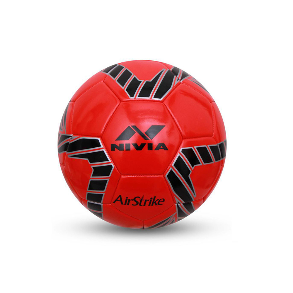 NIVIA AirStrike Red and Black Football