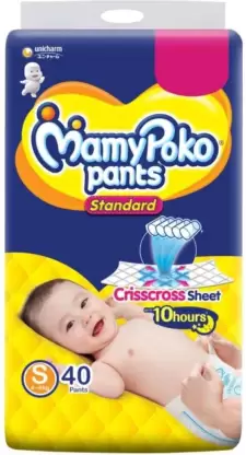 Mamy Poko Pants Extra absorb Small 4-8 kg, 40 pants