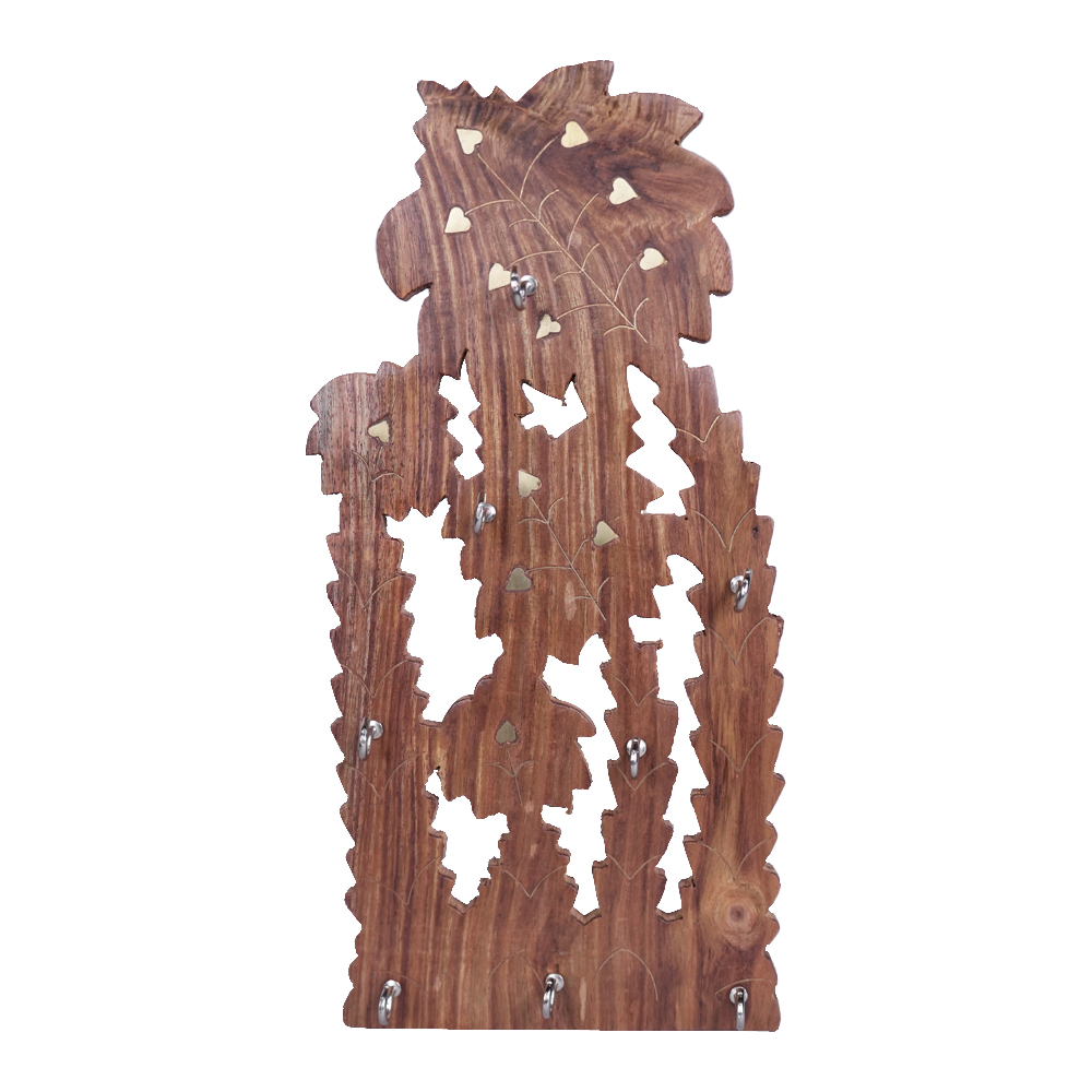 Decorative Wooden Wall Hanging Key Holder