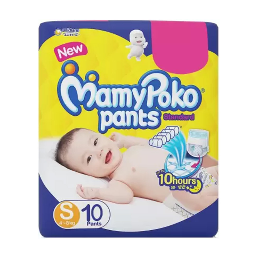 Mamy Poko Pants Extra absorb Small 4-8 kg, 10 pants