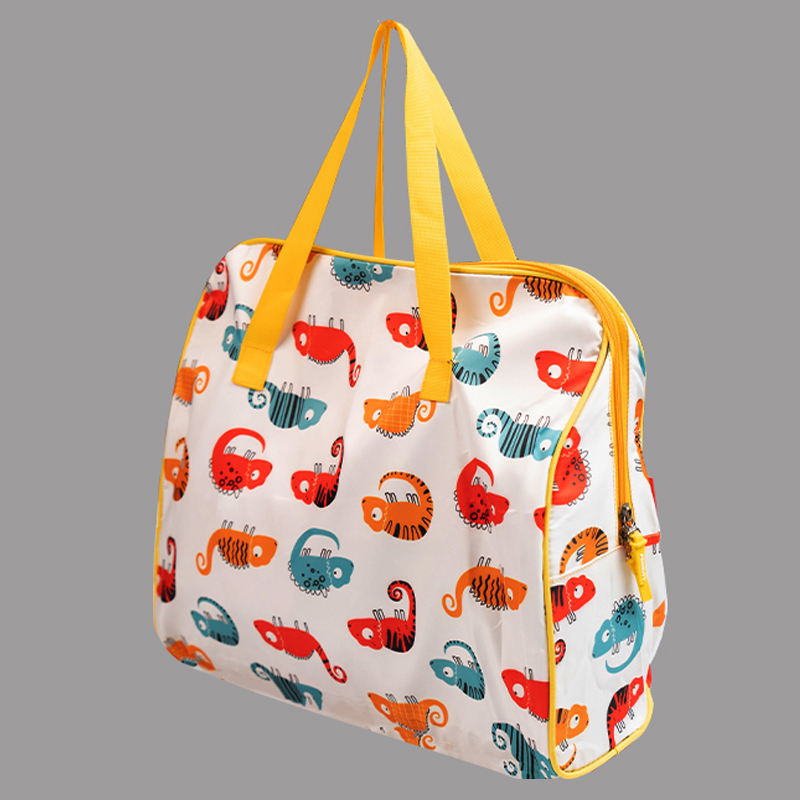 Women Multicolor Canvas Tote Bag | Cotton Handbag (Pack of 2) (Assorted Prints)